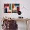 Stupell Industries Abstract Modular Color Block 2 pc Framed Floater Canvas Wall Art Set Design by Victoria Barnes